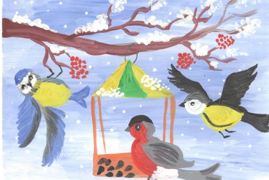 Галерея — Зимующие птицы — фото