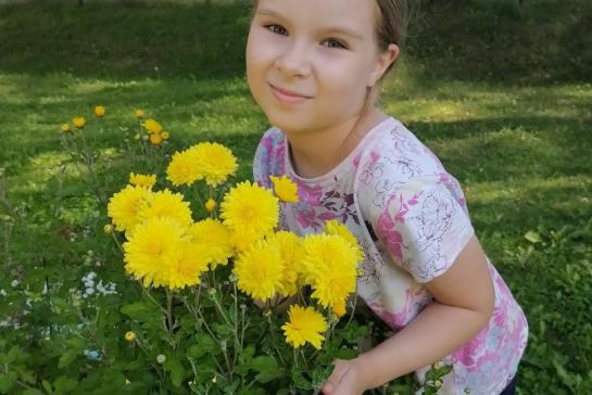 Галерея — Осенняя клумба цветов — фото