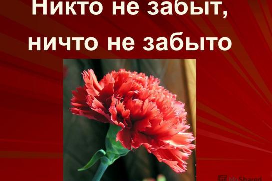 Галерея — НИКТО НЕ ЗАБЫТ, НИЧТО НЕ ЗАБЫТО... — фото
